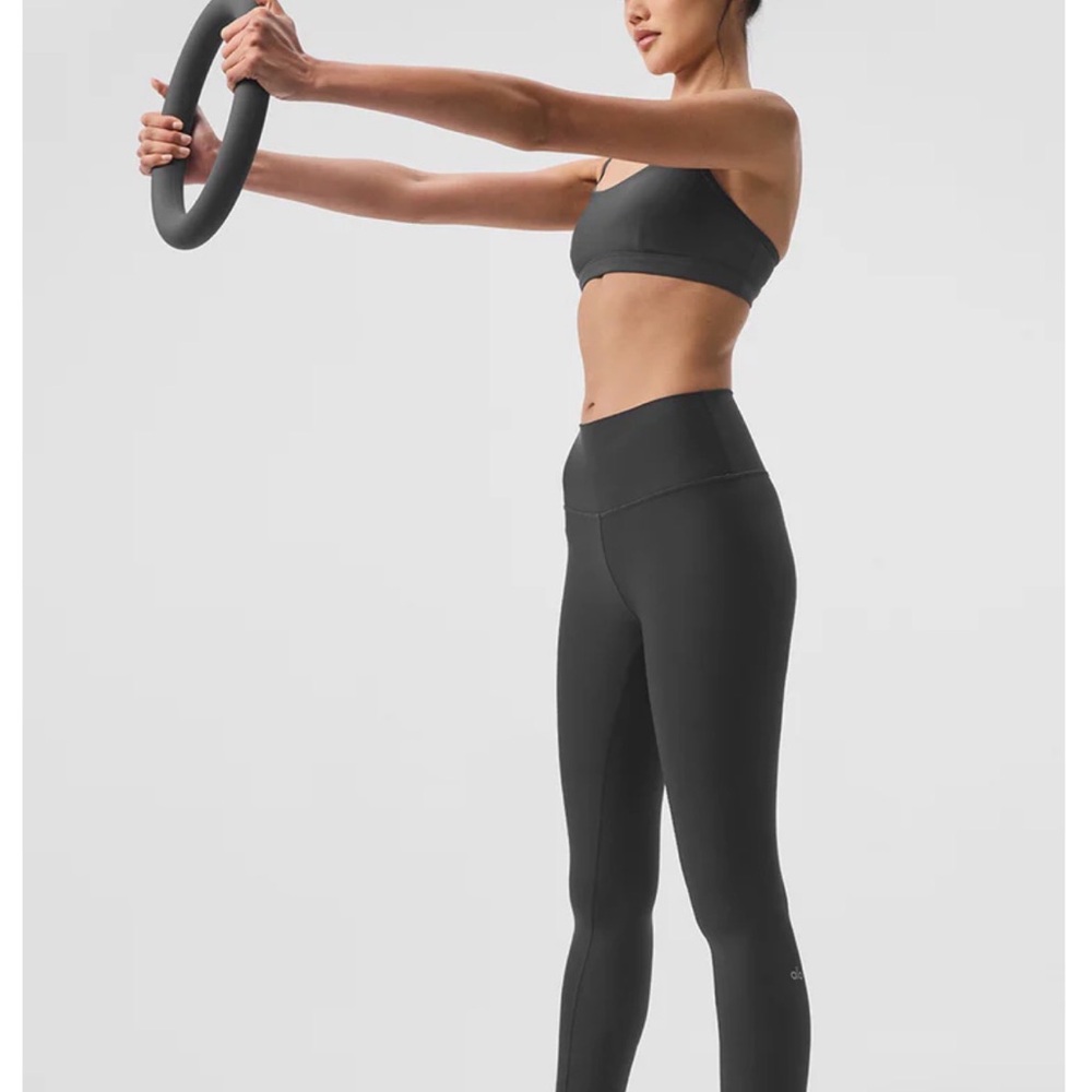 7/8 High Waist Air Lift Leggings in Anthracite Grey